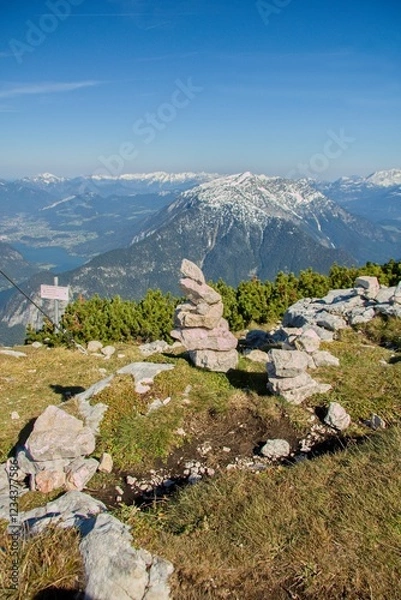 Obraz Beauty of Austrian Alps mountains - view from the top of Dachstein 