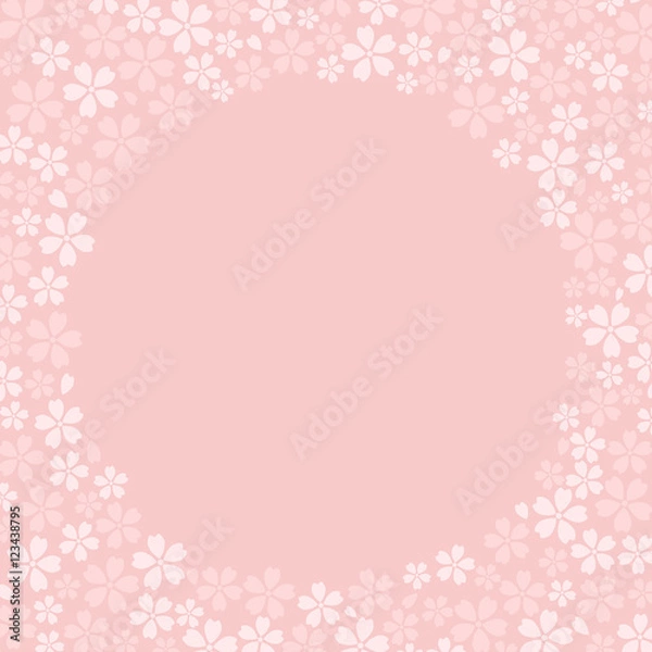 Fototapeta 桜のフレーム