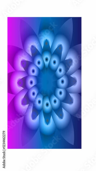 Obraz abstract blue background in  different style