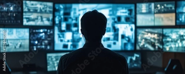 Obraz Monitoring CCTV Security Camera Video, 