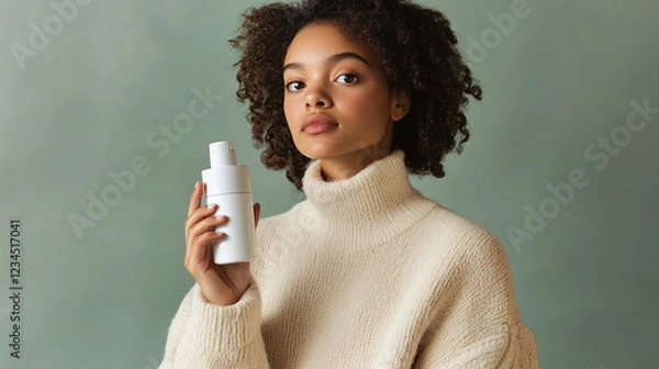 Obraz Girl with product mockup