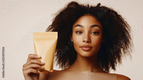 Obraz Girl with product mockup