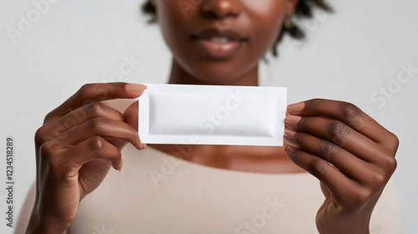 Obraz Girl with product mockup