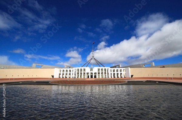 Obraz gmach parlamentu - szeroki