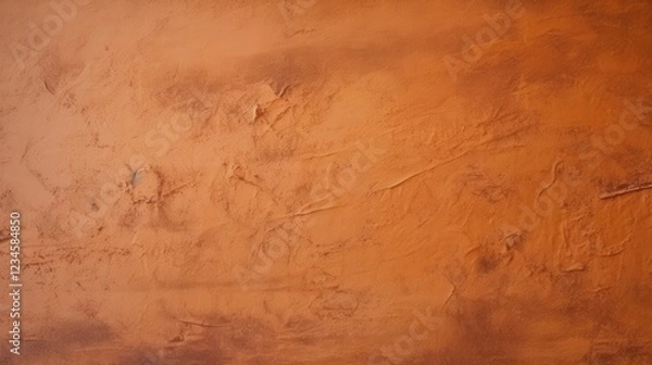Fototapeta Flat Brown Wall Texture in Earth Tones Perfect for Backgrounds, Interior Designs, and Artistic Projects with Unique Warmth and Depth