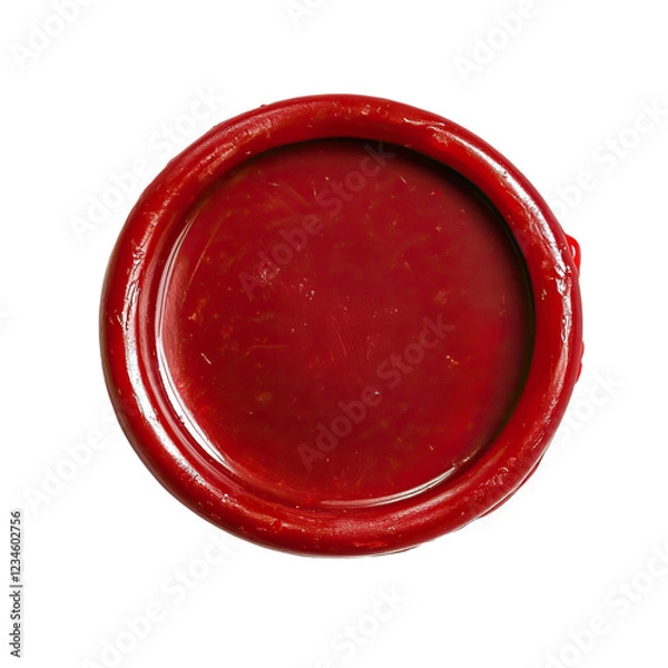 Obraz Red wax seal