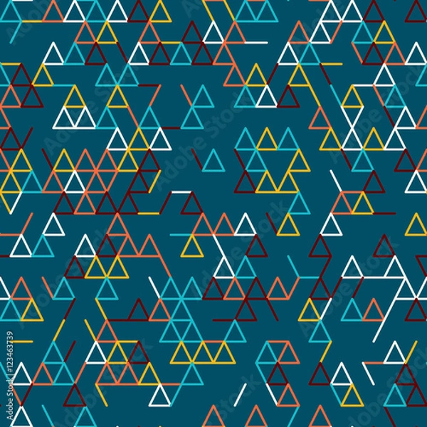 Obraz Abstract geometric background. Seamless pattern.