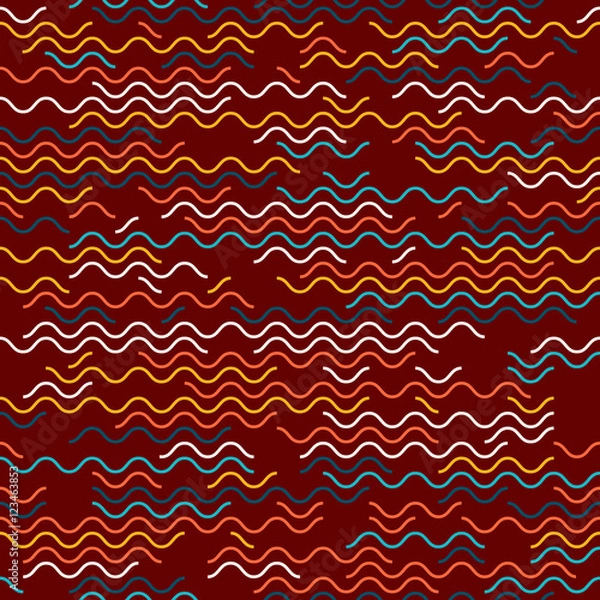 Fototapeta Abstract geometric background. Seamless pattern.