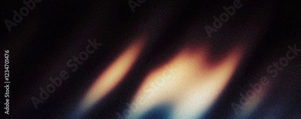Fototapeta A high grainy noisy colorful light gradient overlay with a mix of warm and cool hues, suitable for modern and artistic compositions.