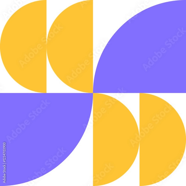 Fototapeta geometric hippie elements