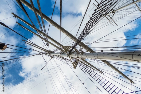 Obraz Segelmast Takelage