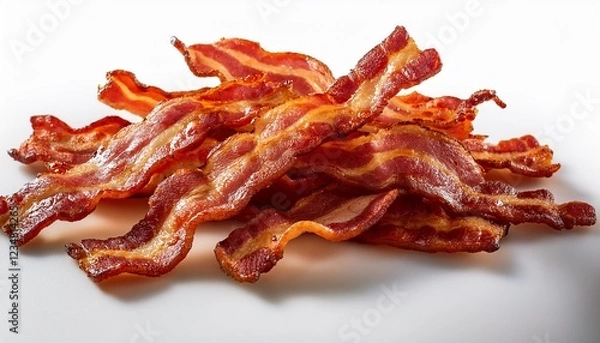 Obraz dried shrimp on a white background