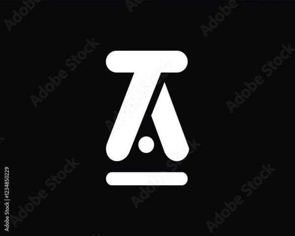 Obraz A letter creative design vector template