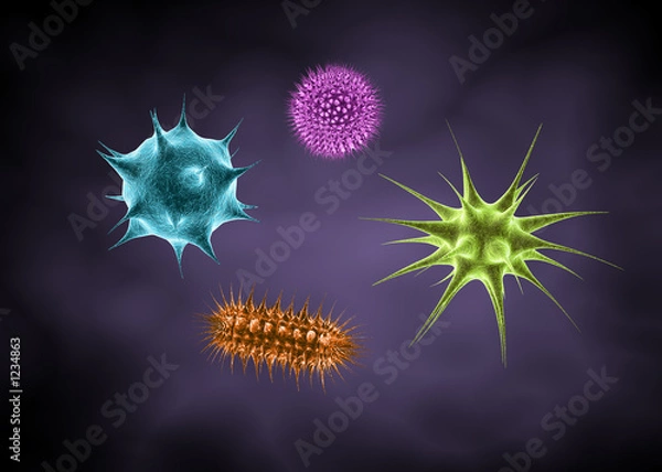 Obraz microbes