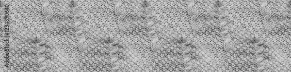 Fototapeta Knitted Patterns. Smoke Knitting Pattern