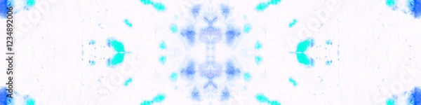 Fototapeta Watercolor Splash Print. Rose Seamless Tie Dye