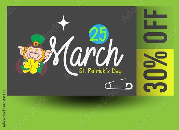 Obraz St. Patrick’s Day Discount Coupon