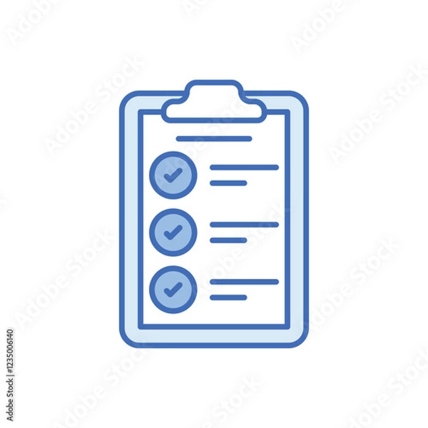 Fototapeta Order List vector icon