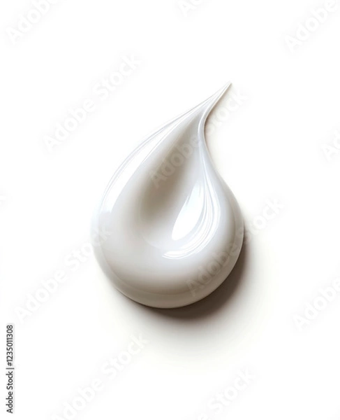 Obraz white cream, generative AI 