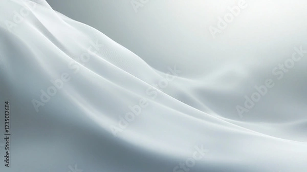 Fototapeta Silver Gray Background with Subtle Cloak Lines