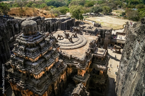 Obraz Jaskinia Ellora w Indiach