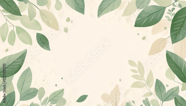 Fototapeta Soft pastel environmental background with copy space