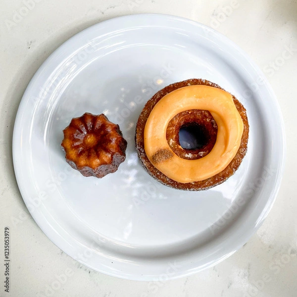 Fototapeta croissant donut