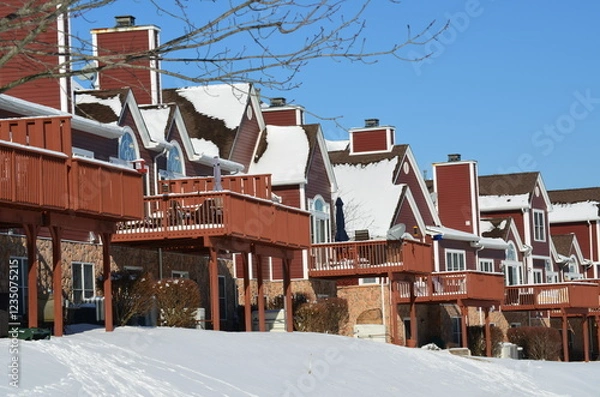 Obraz ski resort in winter
