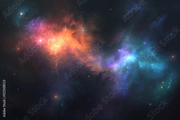 Fototapeta Piękne tło przestrzeni