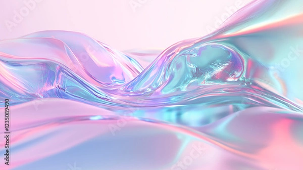 Obraz Neon Light Pink Futuristic Background