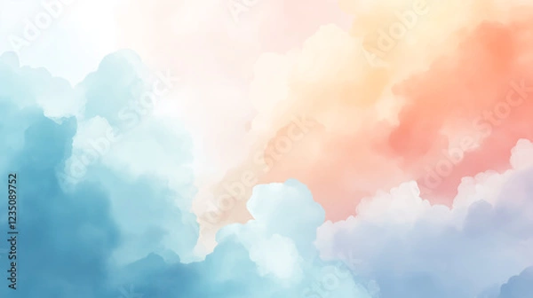 Obraz Soft Pastel Sky Background