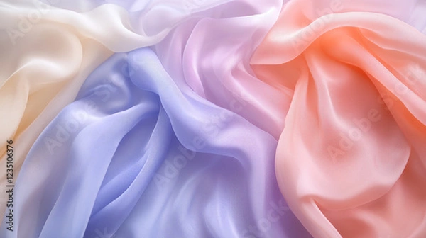 Obraz Soft Pastel Fabric Background
