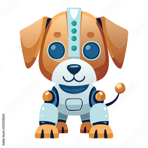Fototapeta Art & Illustration - Robot dog