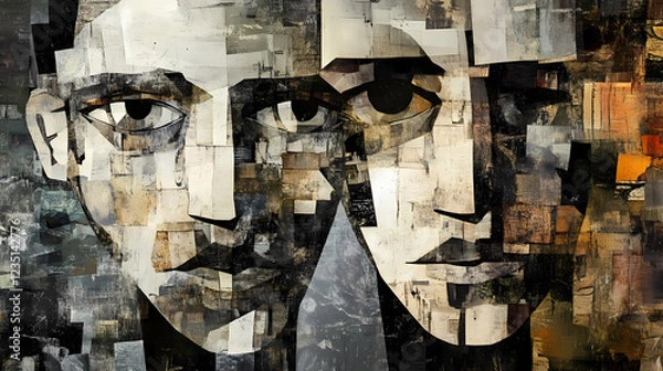 Obraz Abstract confusion expressionism. Abstract Expressionism. Illustration
