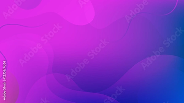 Fototapeta Abstract pink and blue gradient shapes layers background design