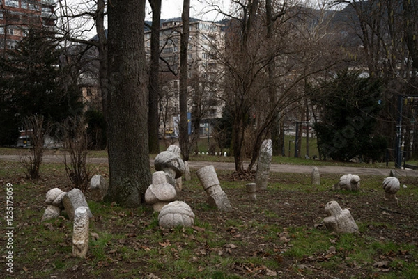 Obraz Sarajevo, gravestones