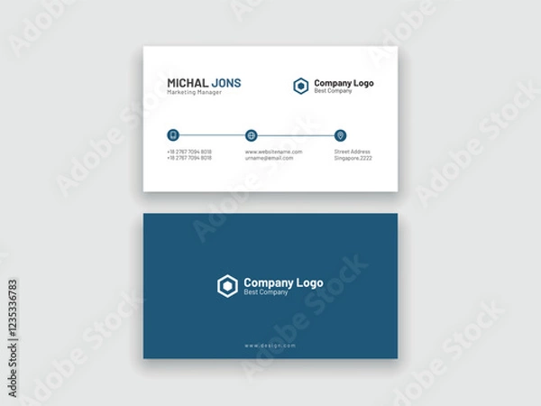 Obraz modern business card design