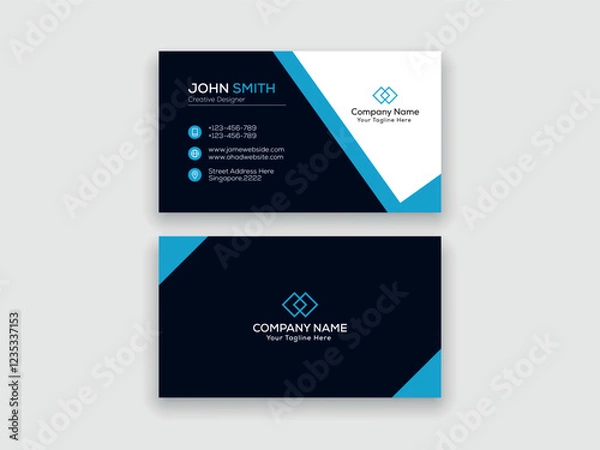 Obraz modern business card design