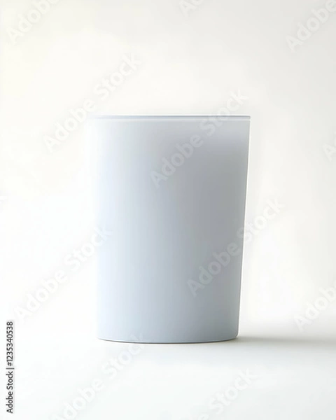 Fototapeta White Cylindrical Container Product Photography Studio Shot