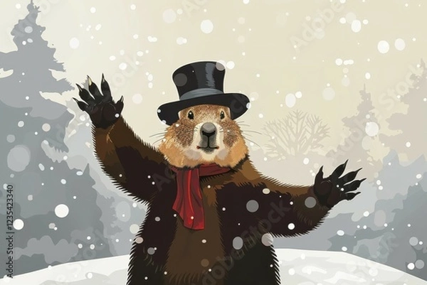 Fototapeta Groundhog Day