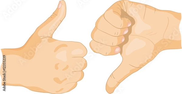 Fototapeta Approving and not encouraging