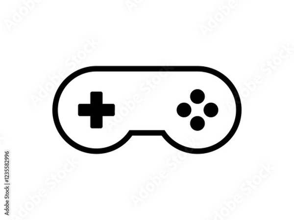 Fototapeta ゲームコントローラーアイコン