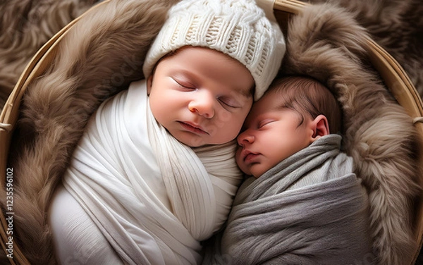 Fototapeta 新生児の赤ちゃん　ニューボーンフォト