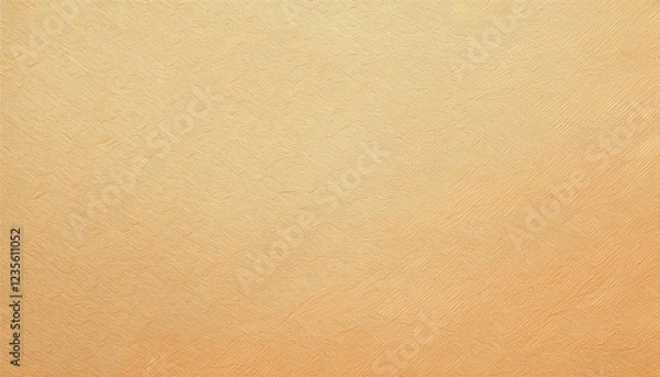 Obraz 淡いオレンジ色の和紙の和風背景素材。コピースペースあり。aiで生成