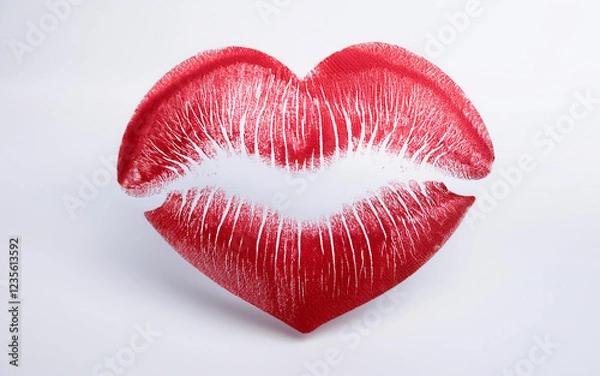 Fototapeta ハート型のキスマーク