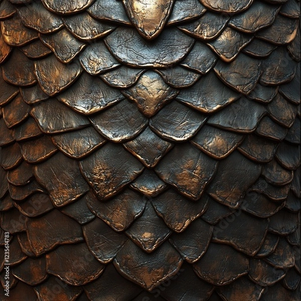 Obraz dragon scales texture background

