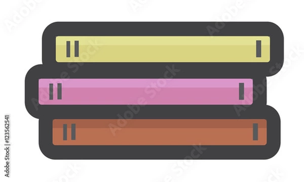 Fototapeta Books vector