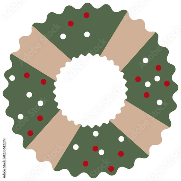 Fototapeta Sparkling Christmas tree lights up the night