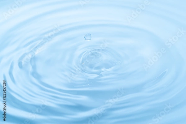 Fototapeta 美しい水面の波紋