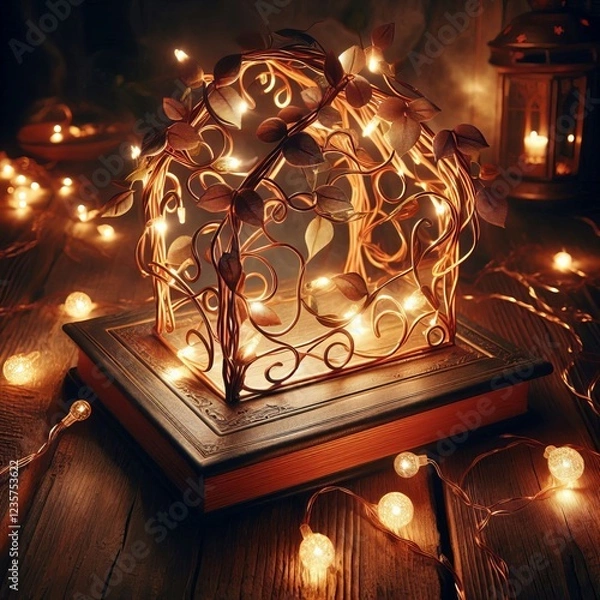 Obraz Fairy Light around objects